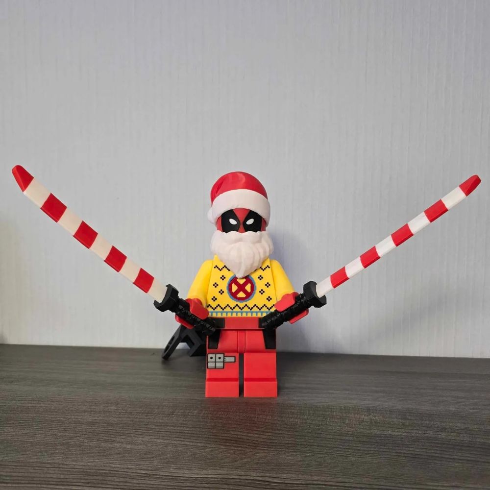 Figurka Świąteczny Deadpool LEGO XL