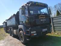 MAN TGA 6x4 wywrotka +przyczepa
