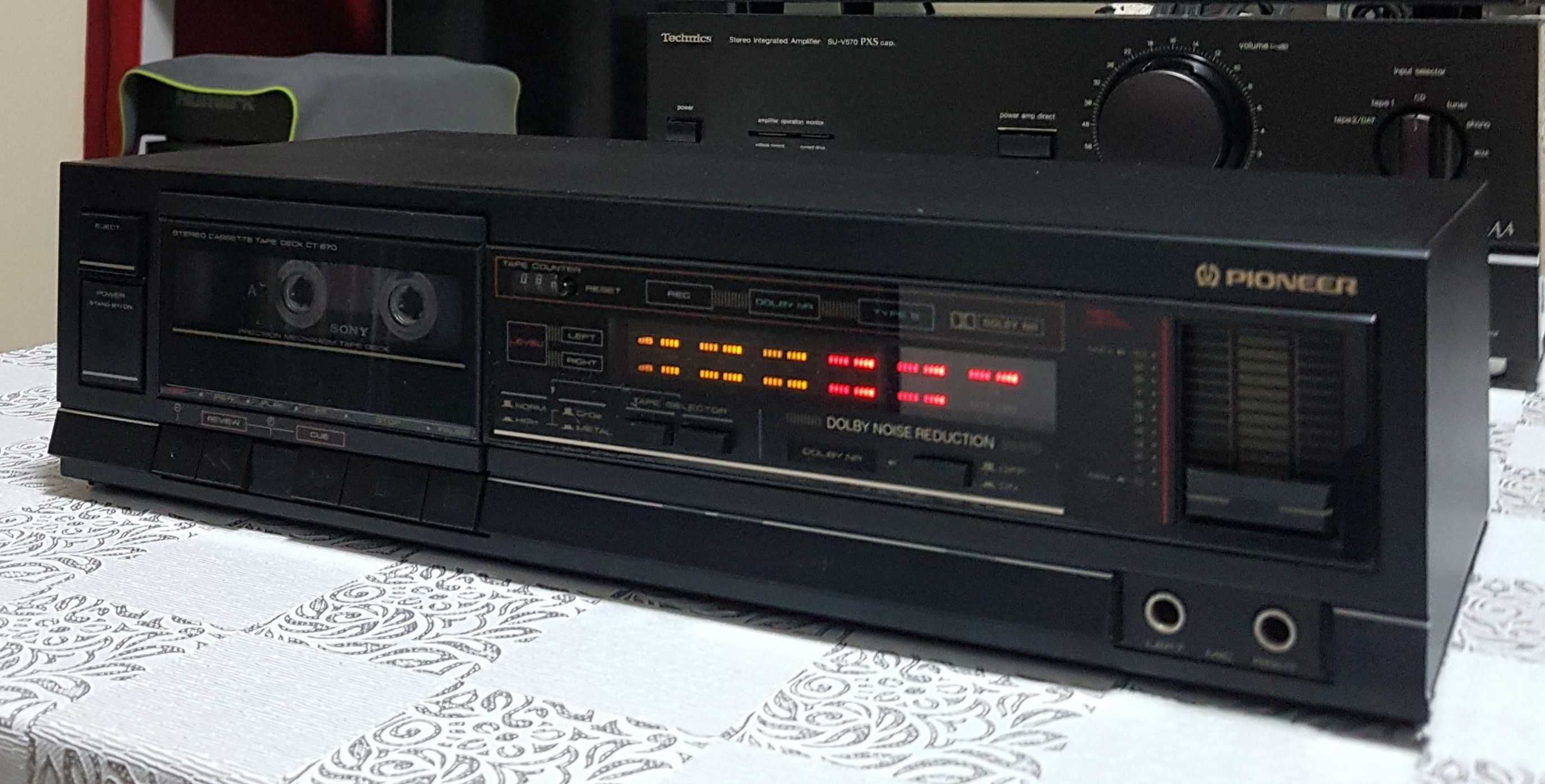 Deck de Cassetes Pioneer CT-670, Em Excelente Estado