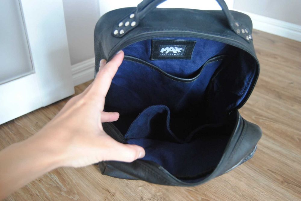 Чоловічий шкіряний рюкзак Max / кожаный мужской рюкзак