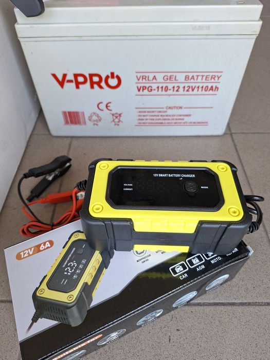 Silnik elektryczny 40lbs Intex akumulator 110ah ładowarka łódka ponton