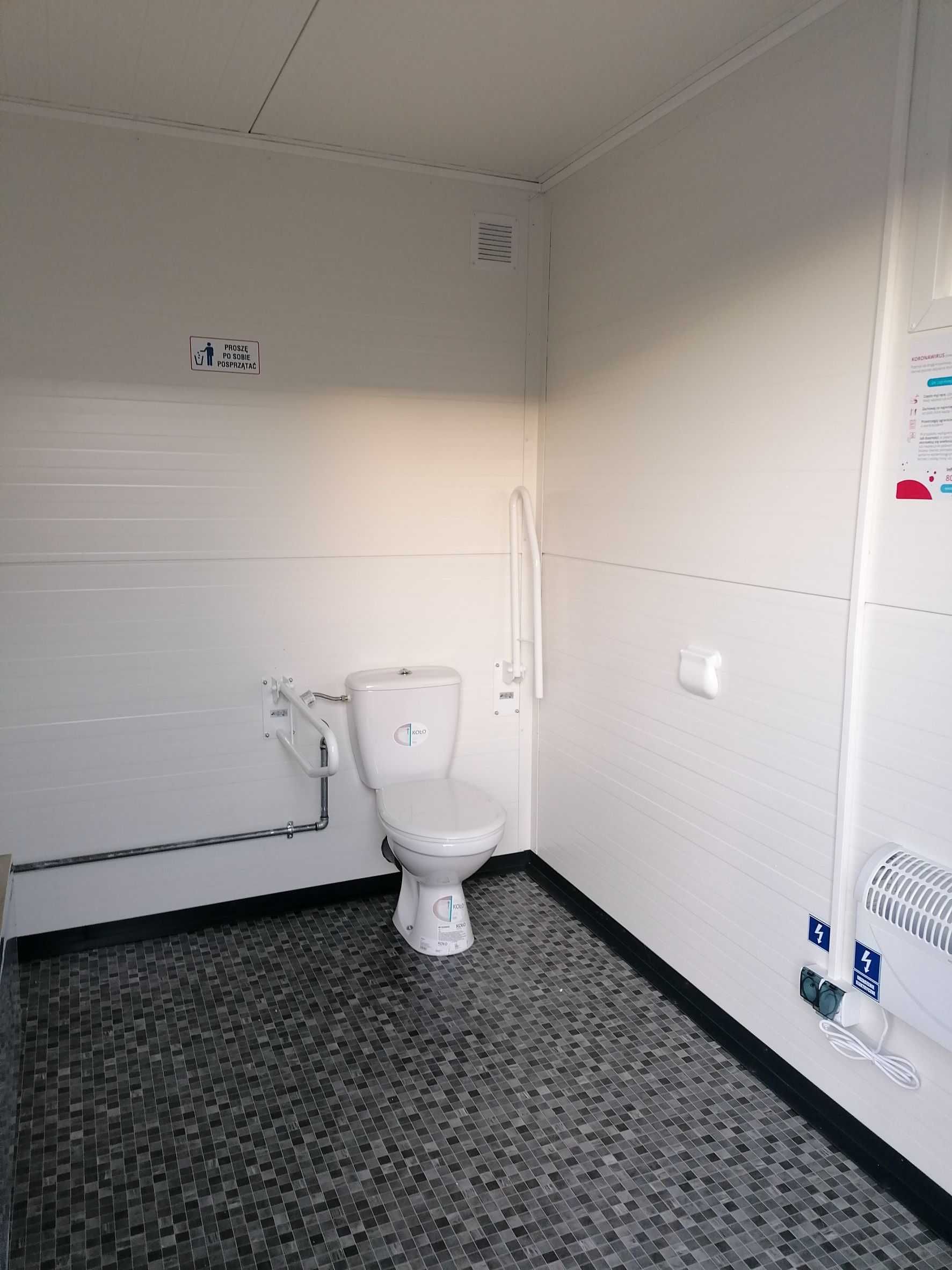 Pawilon kontener Wc łazienka niepełnosprawnych toaleta inwalidów