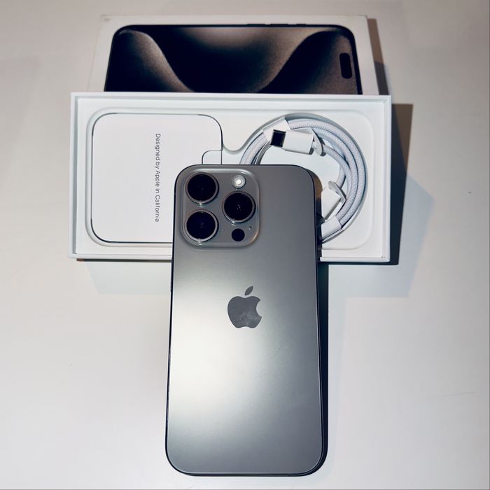 iPhone 15 Pro – 128GB – Titânio Natural