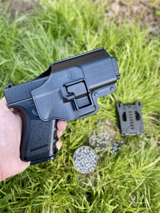 Металевий Пістолет Глок 17 Glock 17 Galaxy | на кульках