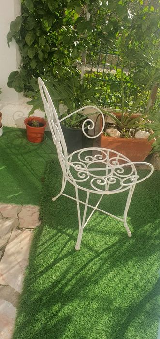 Cadeira de ferro lindíssima