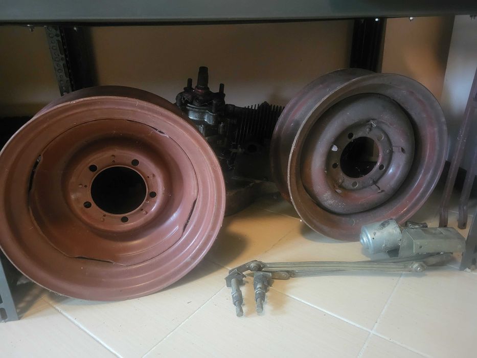 Części Syrena, Warszawa, Żuk, Wołga, Gaz, Pobieda, motocykle, PRL