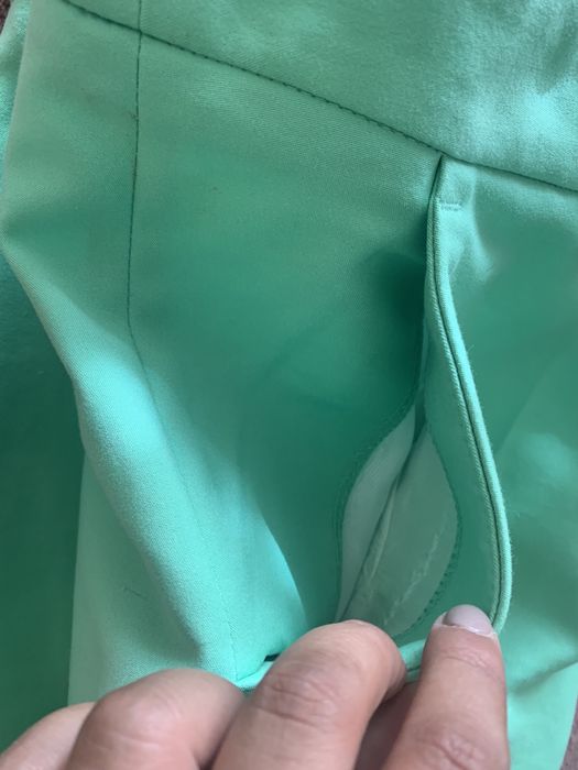 Calções senhora verde-água tamanho L “Zara”