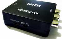 Відеоконвертер з HDMI на AV перехідник HDMI в RCA . HDMI в тюльпани