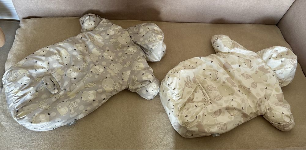 Конверт комбинезон зимний Lenne baby 56 размер для двойни