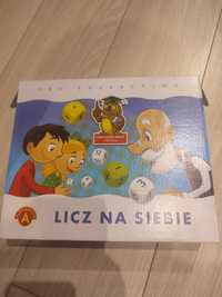 Gra matematyczna licz na siebie nauka liczenia tabliczka mnożenia Alex