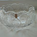 Салатница хрустальная,  большая, ГДР