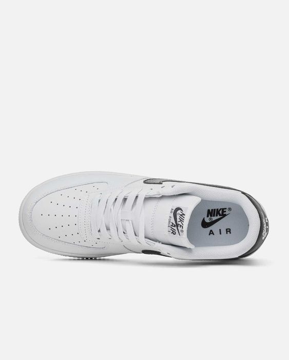 Мужские кроссовки Nike Air Force 1 White ‘Black Logo’ Размеры 41-45