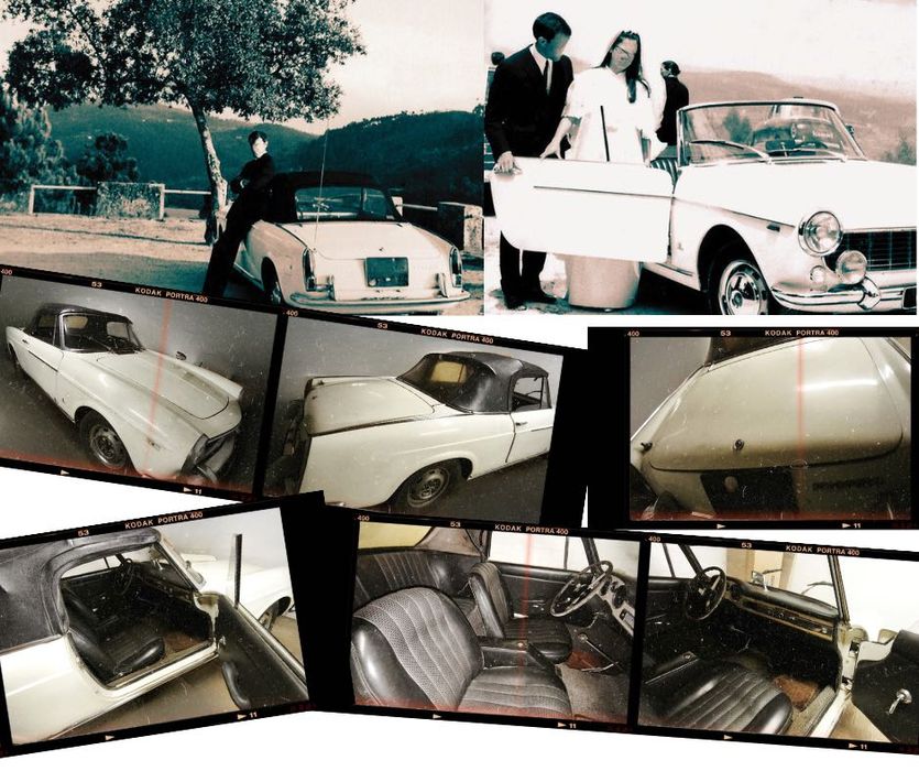 Carro romântico de filme - Fiat 1500 cabriolet (1966)