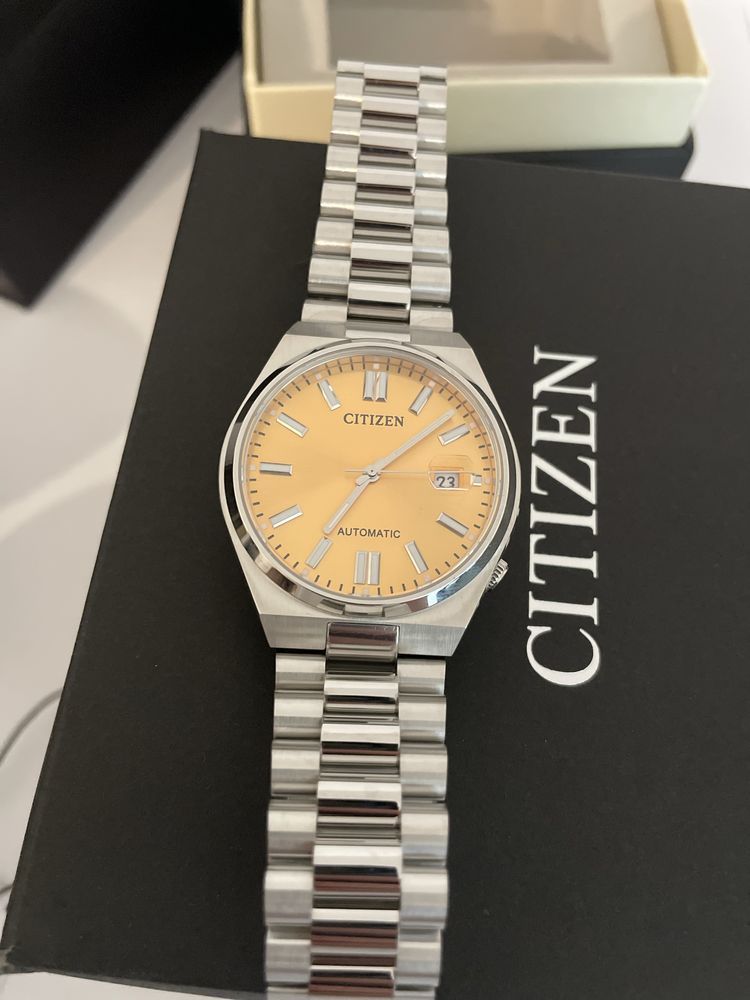 Zegarek Citizen Tsuyosa żółty Automatyczny NJ0150-81Z