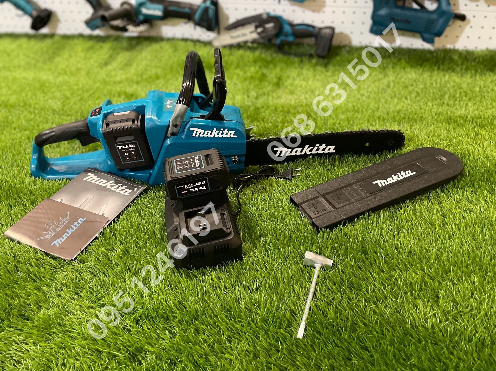 Акумуляторная пила цепная Makita DUC355BL 36V с двумя АКБ  + ЗП доужба