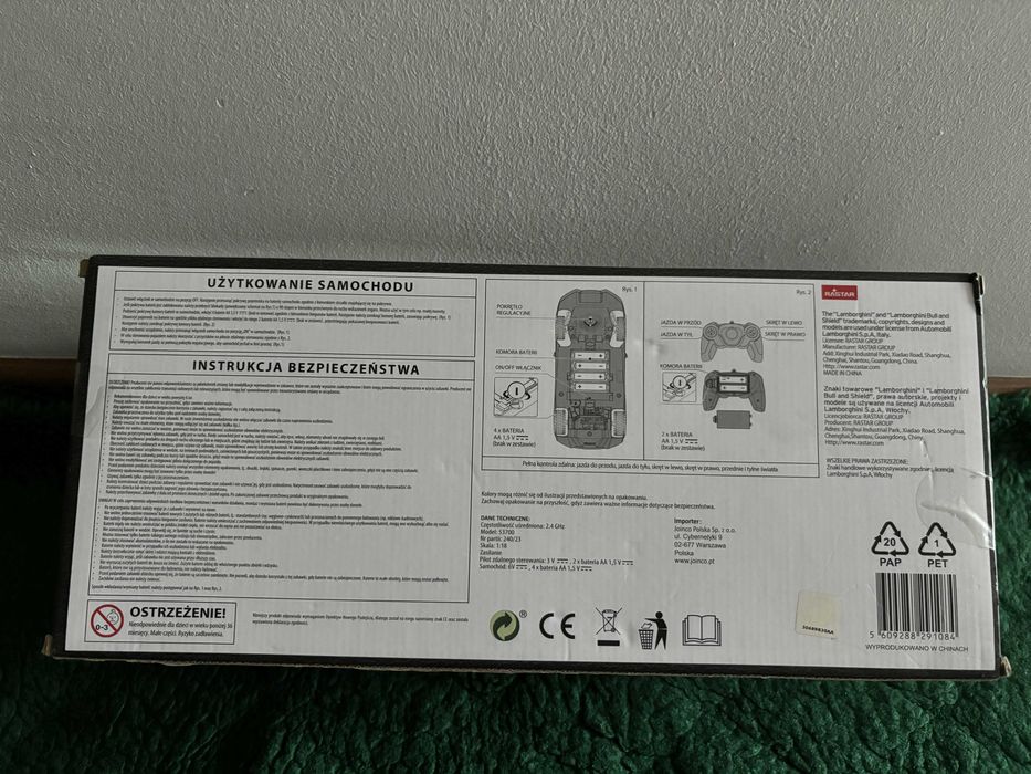 RASTAR Lamborghini Sesto Elemento w skali 1:18