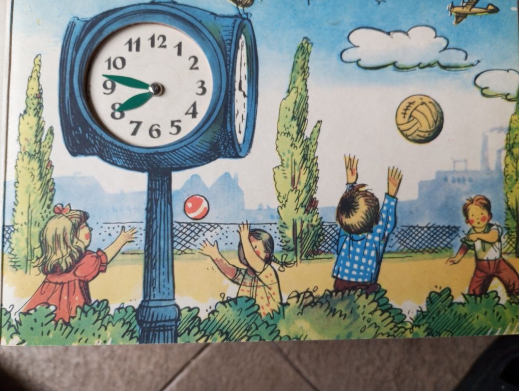 Książeczka dla dzieci - " Zegar " - 1964 r.