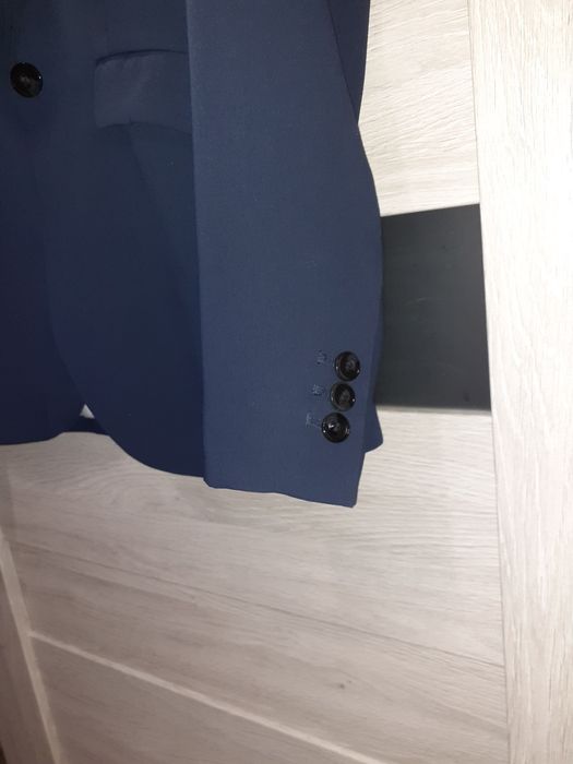Marynarka żakiet H&M granatowy 36 jak nowy