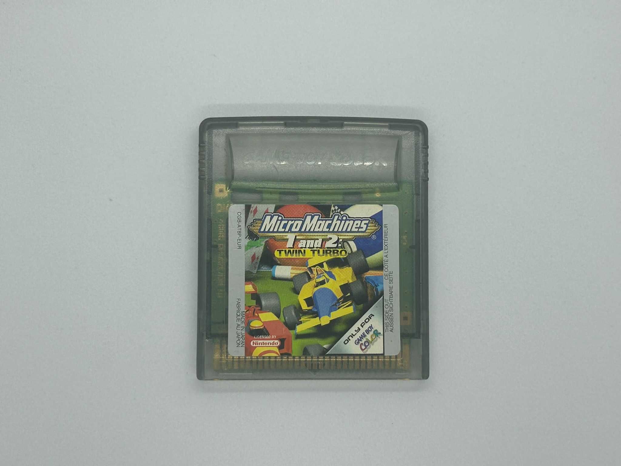 Micro Machines 1 and 2 Twin Turbo – Game Boy Color – Com manual