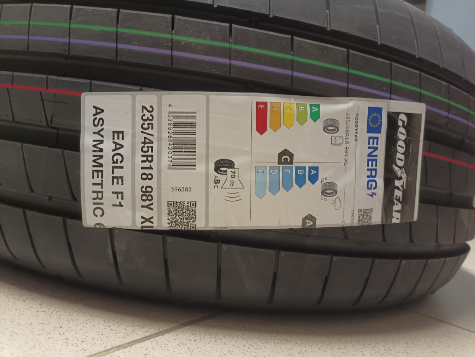 Opony Goodyear Engle F1 Asynmmetric 6, 235/45R18 98Y XL