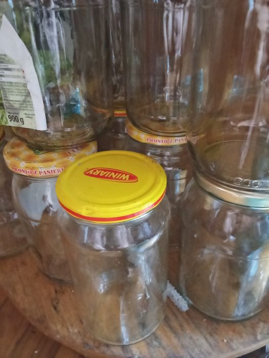 Słoiki różne wielkości 900ml małe duże