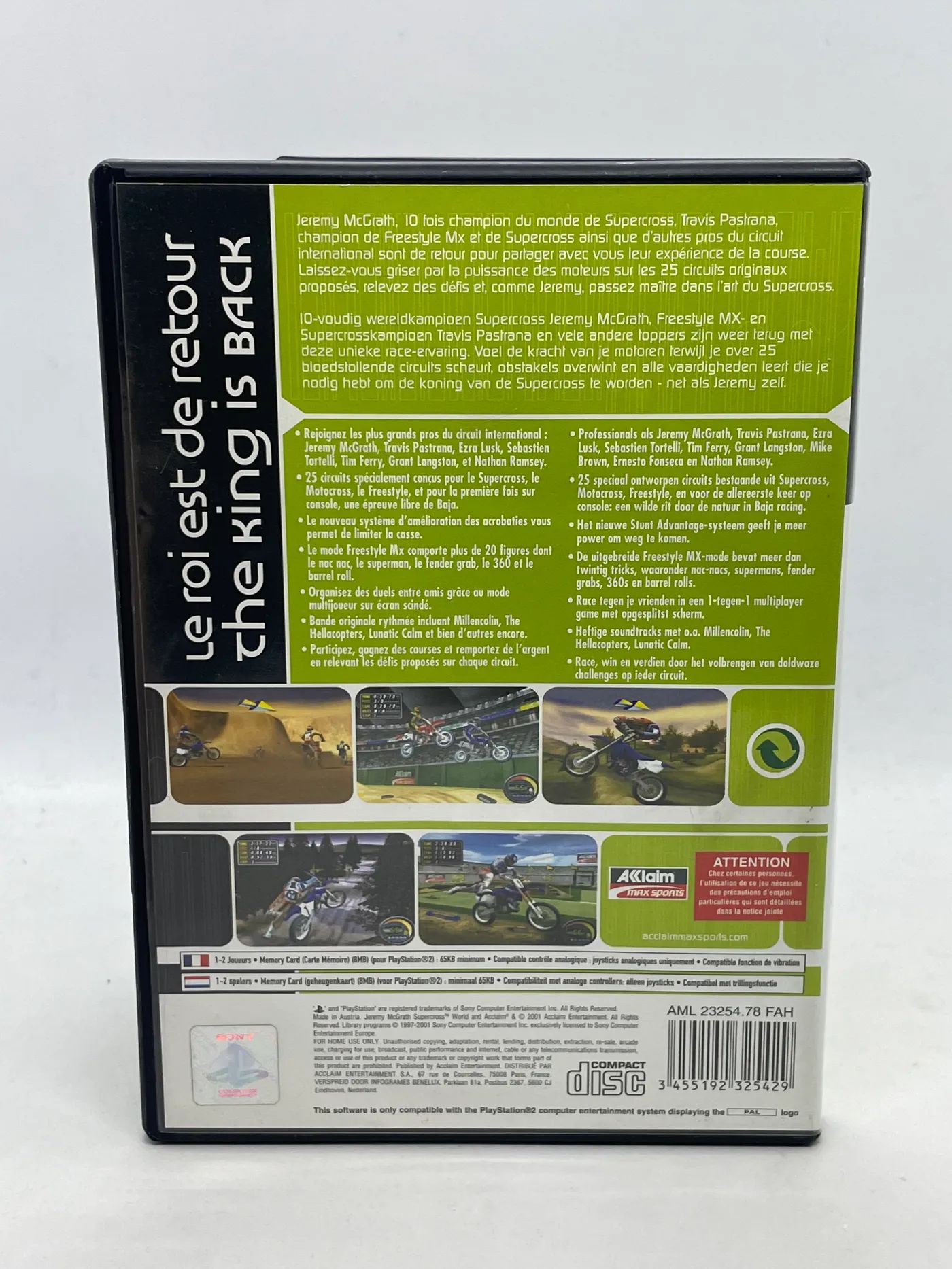 Jeremy McGrath Supercross World PS2 Po Angielsku