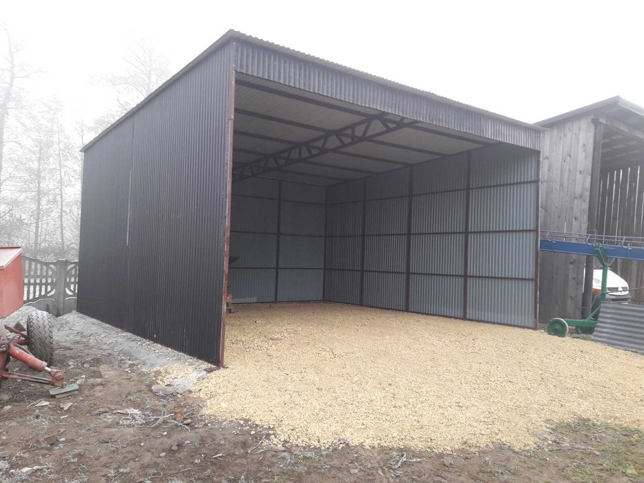 Garaż Blaszany 12x10m Wiata , Hala , Magazyn Rolniczy   -  *GRZYWSTAL