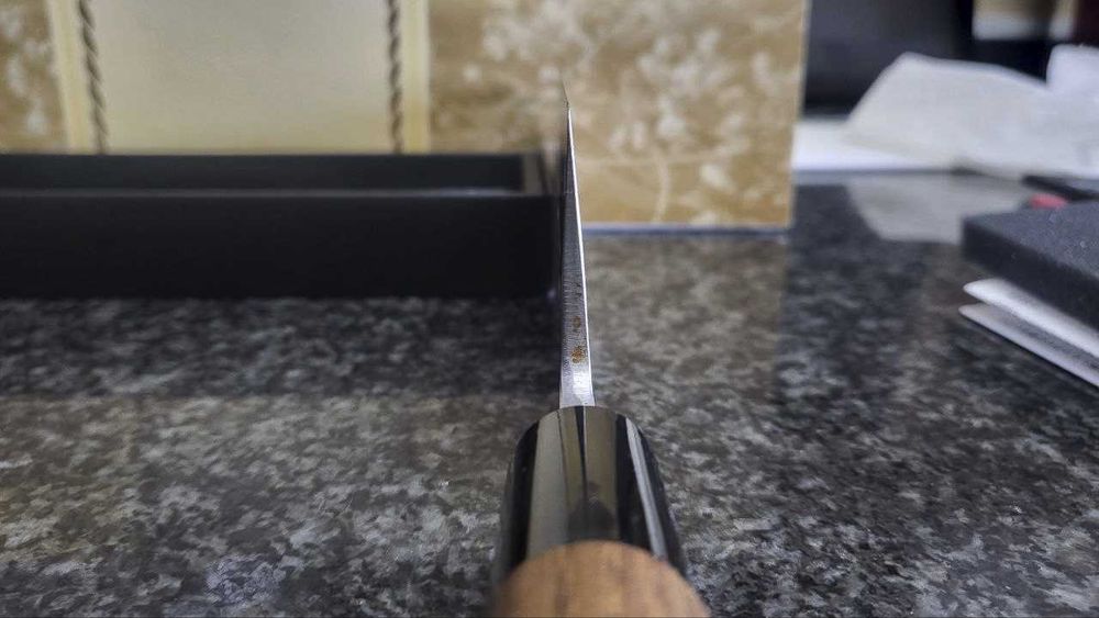 Faca japonesa Tadafusa Hocho S-42 Nakiri 16.5 cm