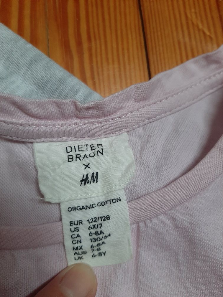 Bluza i koszulka H&M 122/128 cm