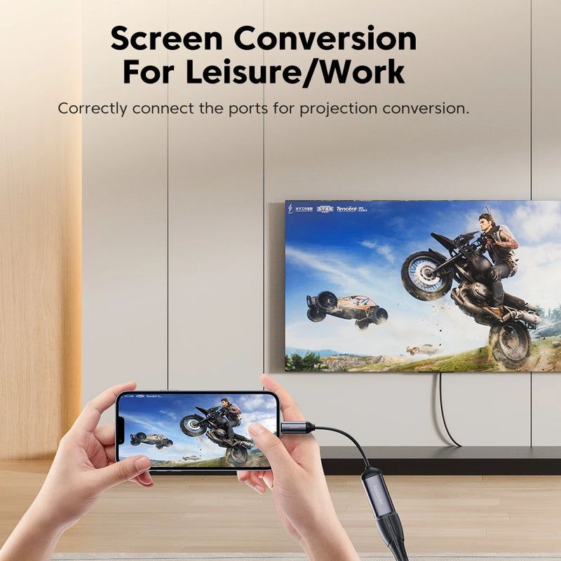 TOOCKI 4K HDMI to USB Type-C Cable Adapter