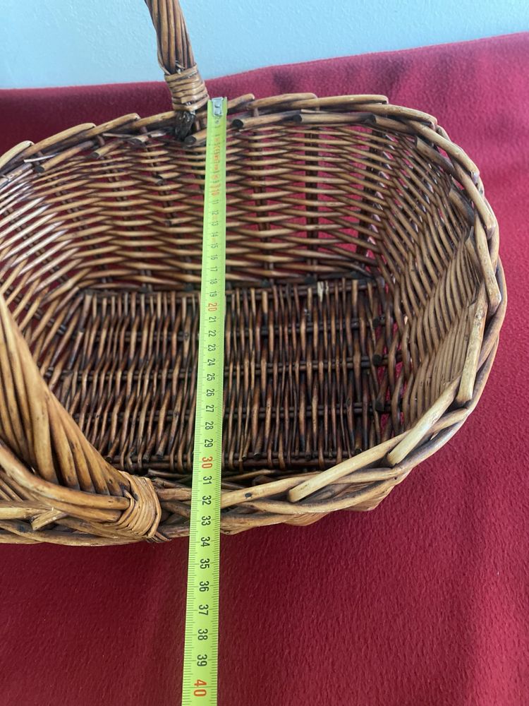 Cesta grande com pega em vime, Nova