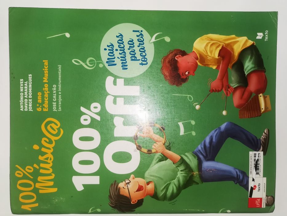 100%Música. 6 ano. Educação Musical. Leya. Caderno de atividades