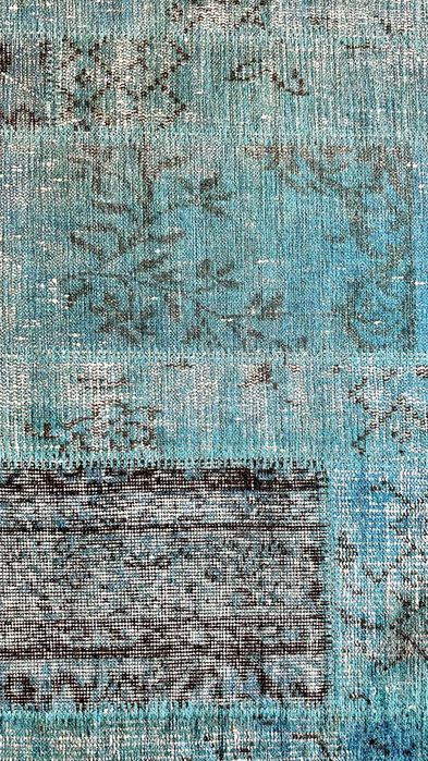 Dywan kilim turecki nowoczesny niebieski 140x200