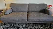 Sofá 3 lugares + 1 lugar + pousa pés IKEA