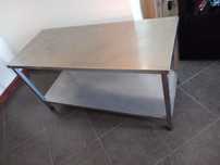 Mesa de apoio de inox