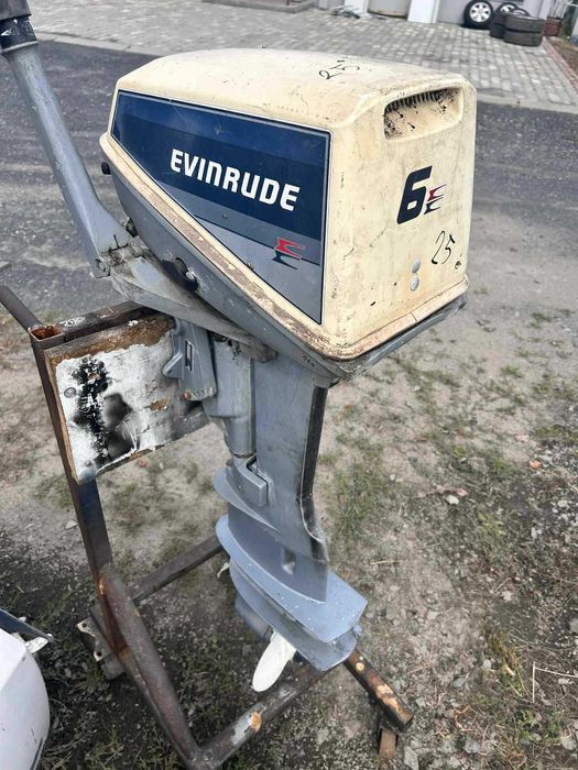 Evinrude 6KM rumpel, gaźnik, spodzina