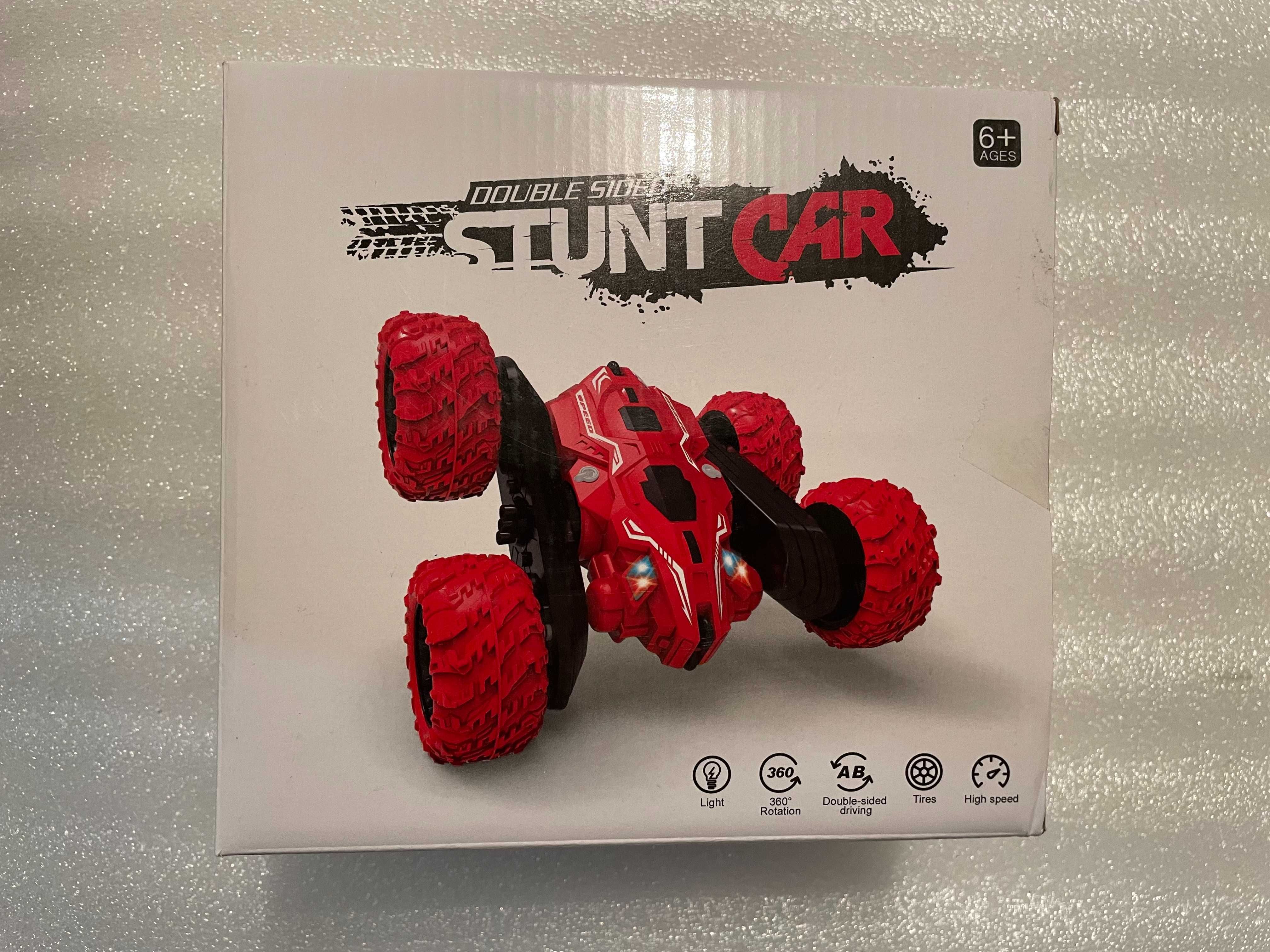 Stunt Car 360 ° RC samochód kaskaderski 4WD czerwony