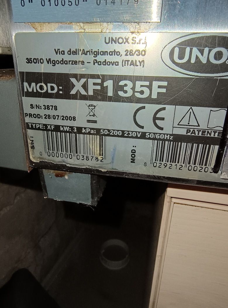 Конвекционная печь unix xf135f