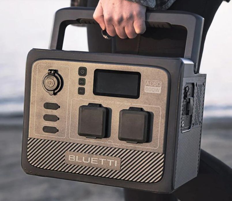 Портативна Зарядна станція BLUETTI AC60 Потужність 600 Вт + відео роб