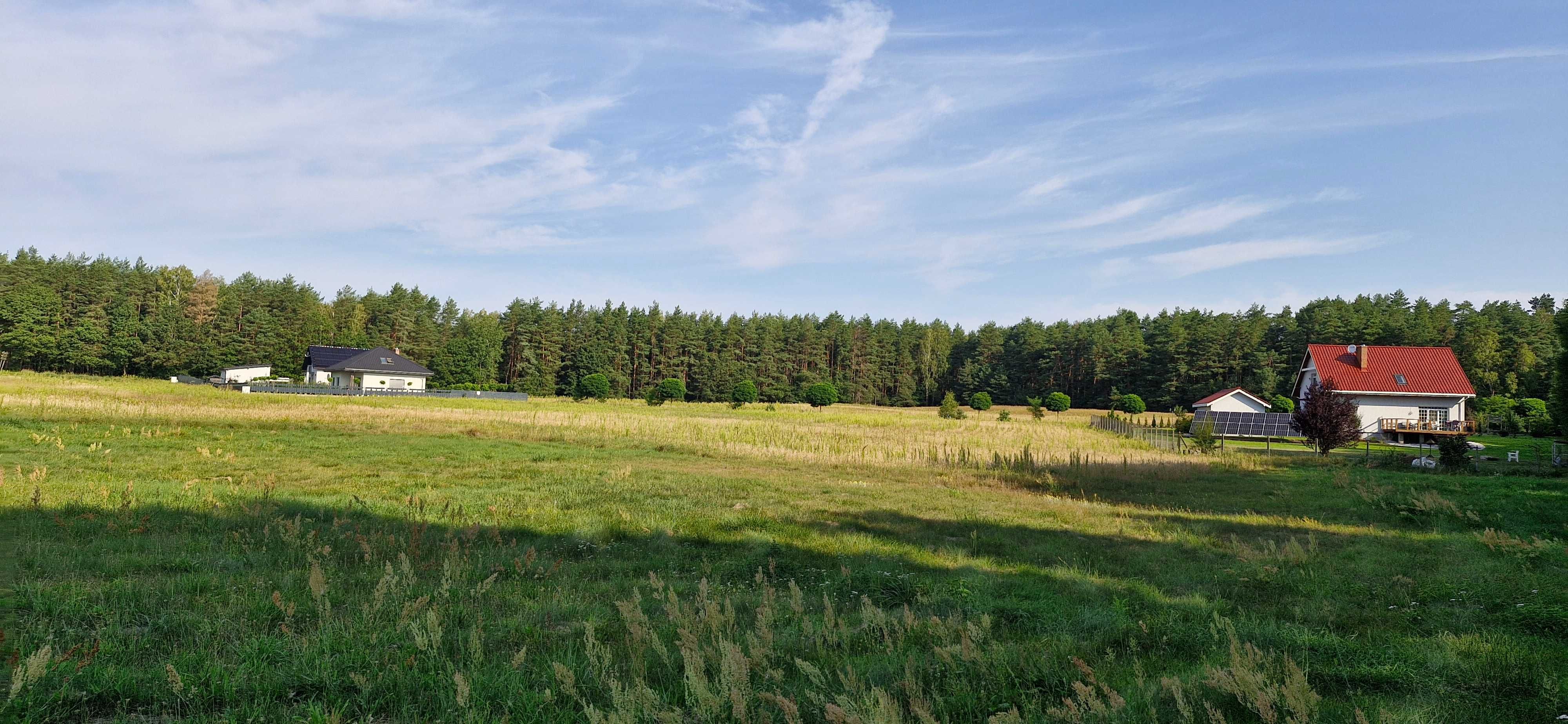 Działka 1460m2 - WZ, media, las, Huta Rypin
