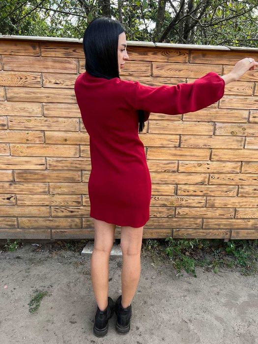 Жіноча сіра сукня на зиму Туреччина 46/48 розмір