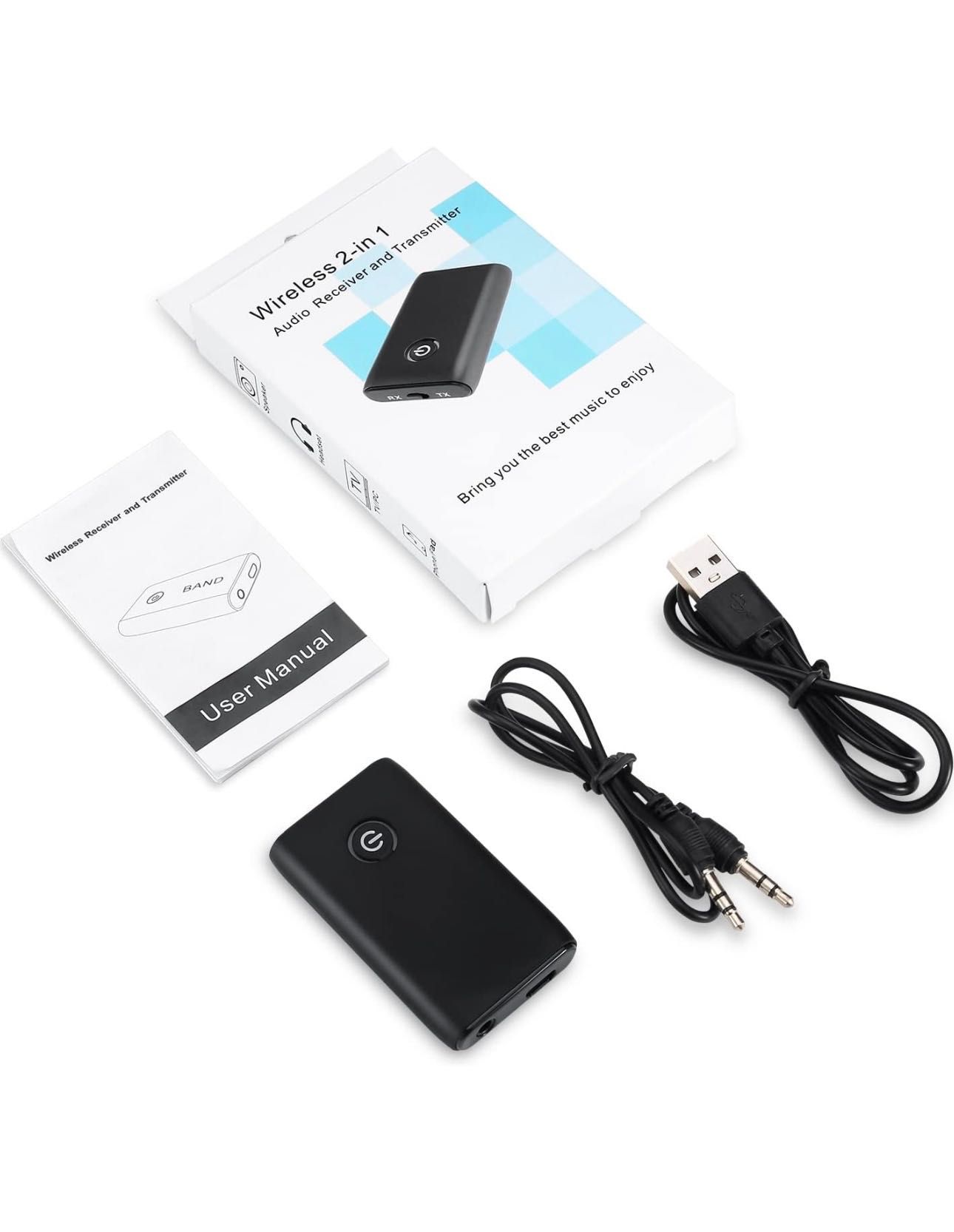 Odbiornik Bluetooth 5.0, 2 w 1 bezprzewodowy adapter audio Bluetooth