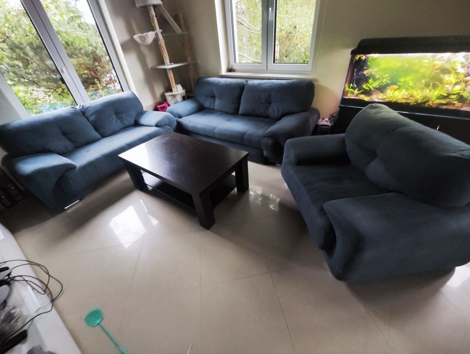 Zestaw wypoczynkowy, 3+2+1, sofa sofy fotel funkcja spania