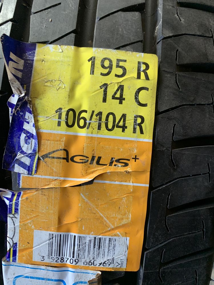 (1шт) нове 195R14C Michelin Agilis+ (106/104R) літня шина