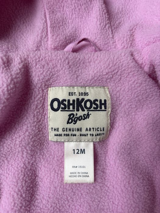 Дитяча зимова куртка OshKosh для дівчинки 12M