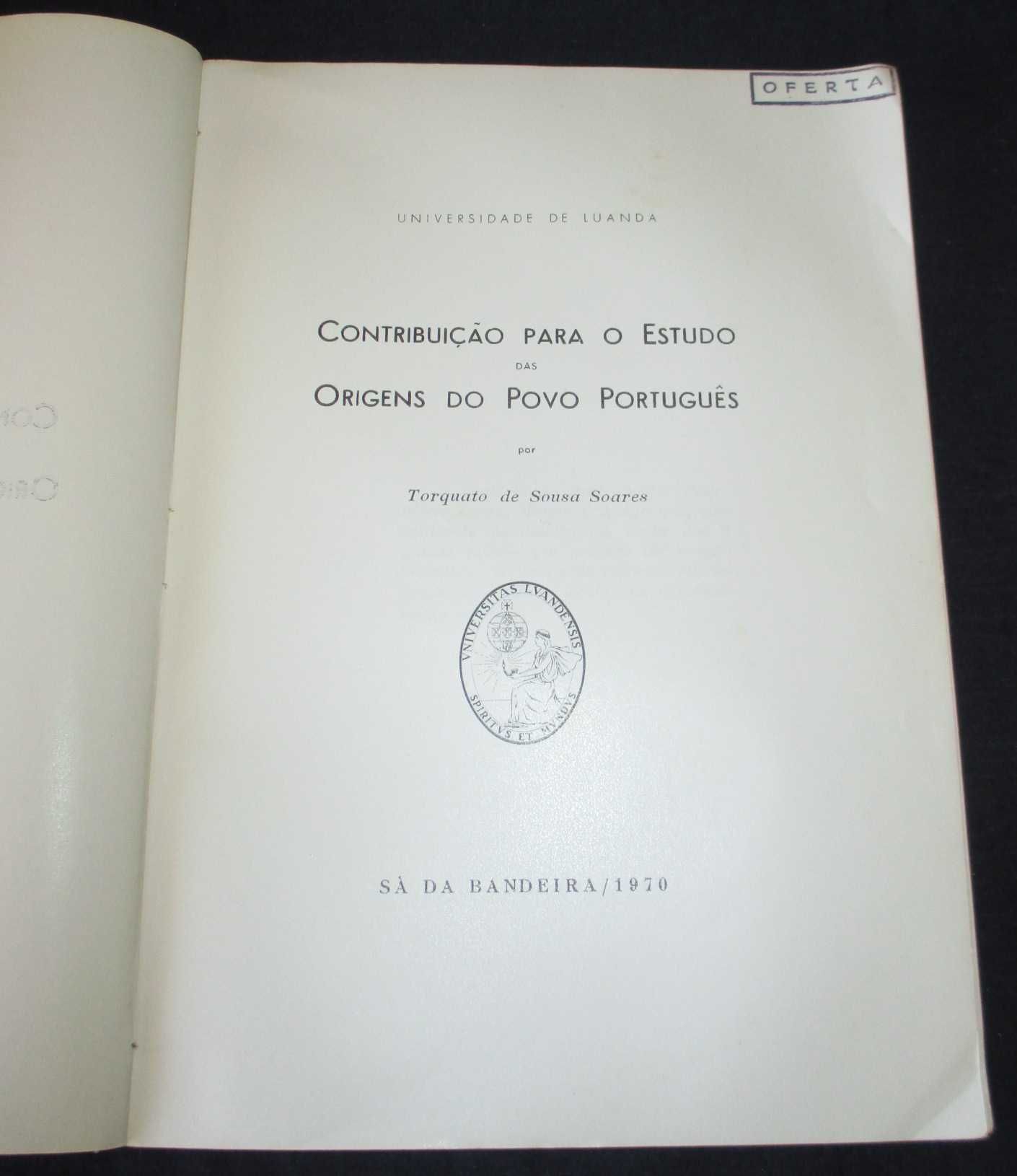 Livro Contribuição para o Estudo das Origens do Povo Português