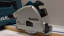 MEGA Zagłębiarka Makita DSP600 2x18V akumulatory szyna zaciski makpac