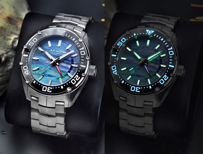 Часы ARAGON Virtuoso TITANIUM Ceramic Sapphire Automatic 44 mm 1000MT