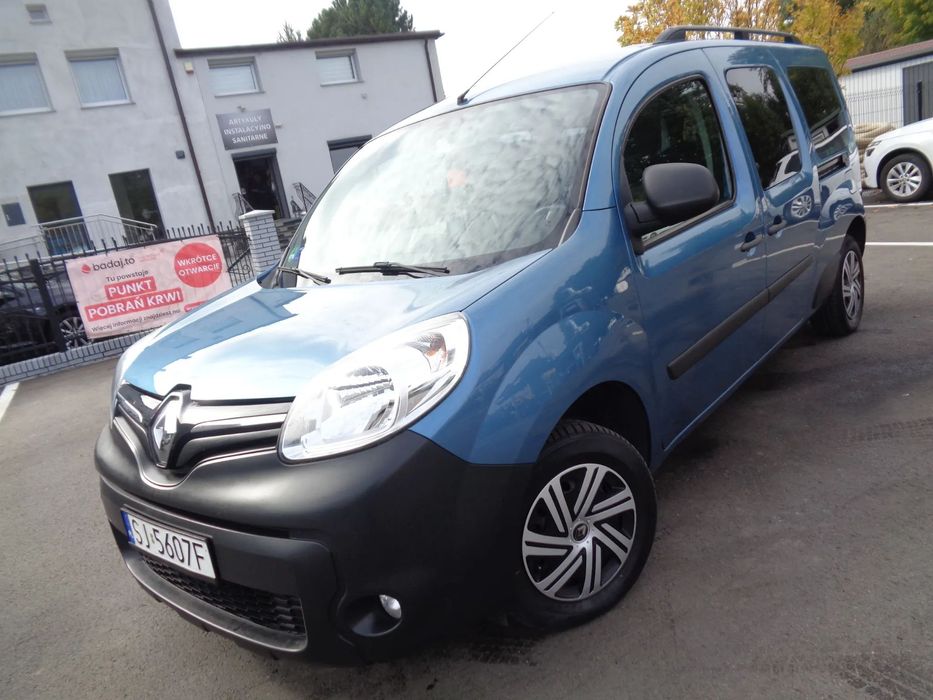 Renault Kangoo Maxi 7 Foteli Klima Parktronik  Super Stan 6 biegów 110 Ps Gwarancja