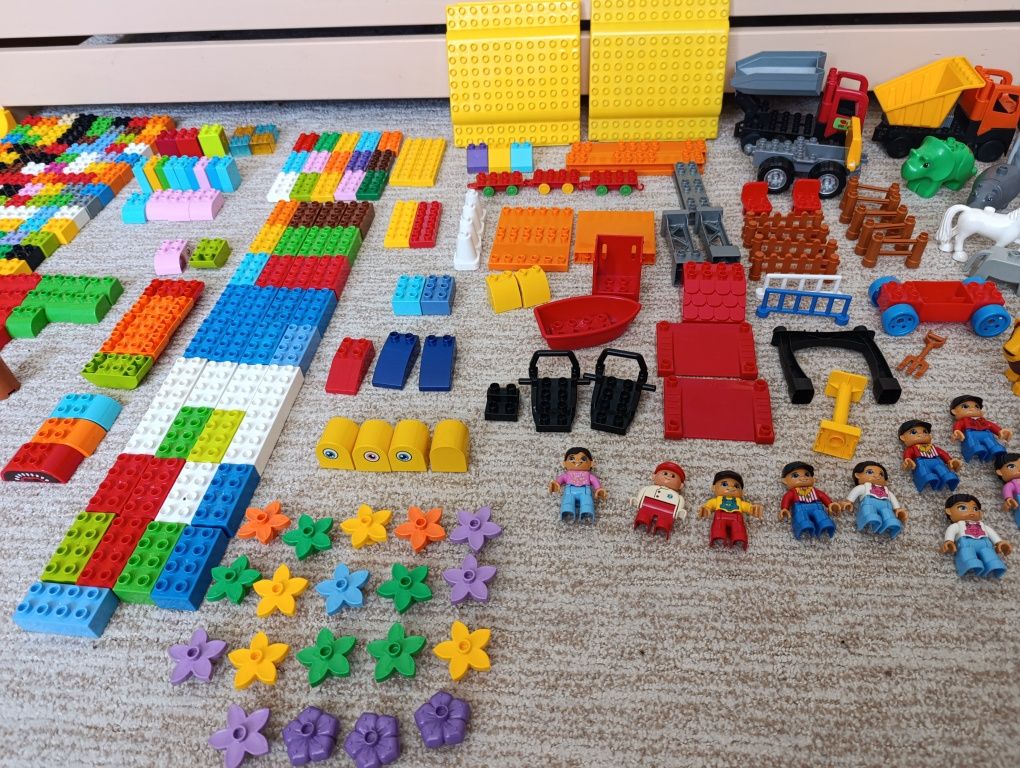 371 деталь великого LEGO для найменших діток!! Машинки, тварини, та ін